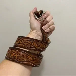 Torel | Accessories | Vintage Torel Tooled Leather Belt  display picture 2